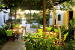 Outdoor restaurant with exit to the beach, The Boulis Hotel, Kamares, Sifnos, Cyclades, Greece