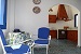 Living room corner by the kitchen, Captain's Home Kamares, Kamares, Sifnos, Cyclades, Greece