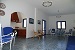 The living room and kitchen overview, Alexandros Hotel garden, Platy Yialos, Sifnos, Cyclades, Greece