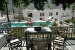 Pool view from the apartment’s veranda, Mosha Pension, Kamares, Sifnos, Cyclades, Greece