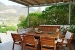 Outdoor sitting area, Myrto Hotel, Kamares, Sifnos, Cyclades, Greece