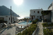 Pool area overlooking Kamares bay, Nymphes Hotel, Kamares, Sifnos