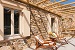 Petra 2: Sifnos stone building and pergola, Petra Apartments, Kamares, Sifnos, Cyclades, Greece