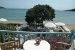 View from an upper floor balcony, Ageliki Pension, Platy Yialos, Sifnos, Cyclades, Greece