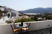 View from breakfast lounge, Alexandros Hotel, Platy Yialos, Sifnos, Cyclades, Greece