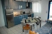 Apartment living room with kitchen , Athimariti Apartments, Platys Yialos, Sifnos, Cyclades, Greece