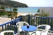 Sea view from an upper floor balcony , Athimariti Studios, Platys Yialos, Sifnos, Cyclades, Greece