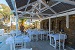 The breakfast area, Irini Villa, Platy Yialos, Sifnos, Cyclades, Greece