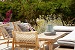 Outdoor sitting area, La Mer Luxurious Residence, Platy Yialos, Sifnos, Cyclades, Greece