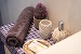 Bathroom details, MA Beachfront House, Platy Yialos, Sifnos