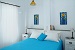 Bedroom of an apartment, Archipelago Apartments, Vathi, Sifnos, Cyclades, Greece