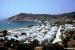 An exterior view from the East and Vathi Bay , Elies Resorts Hotel, Vathi, Sifnos, Cyclades, Greece