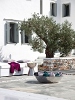 Pool sun bed with exterior details, Villa Verina, Vathi, Sifnos, Cyclades, Greece