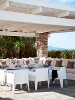 Exterior shaded dining area, Villa Verina, Vathi, Sifnos, Cyclades, Greece