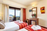 A Triple Sea view room at Skopelos Holidays Hotel & SPA, Skopelos town, Skopelos