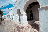 Walk through Kimolos Castle like village