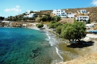 Schinari beach in Kythnos