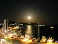 Adamas port on the island of Milos