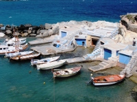 Mandrakia beach on Milos