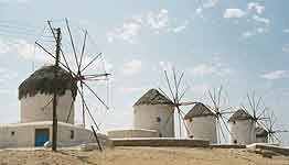 Windmills in Mykonos