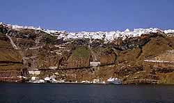 The Caldera seen from the sea