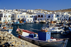 Naoussa harbor, Paros, Cyclades, Greece