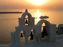 Sunset, Santorini, Cyclades, Greece