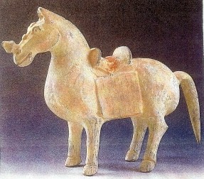 2000 Year old clay horse from the Han Dynasty