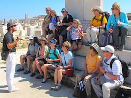 Tour Guide in Delos