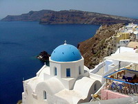 budget travel santorini greece