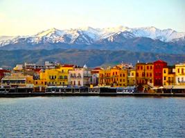 Chania in the winter