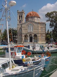 Church in Aegina, Greece