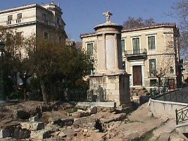 Lysikrates Monument in the Plaka