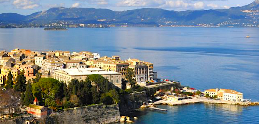 Corfu town