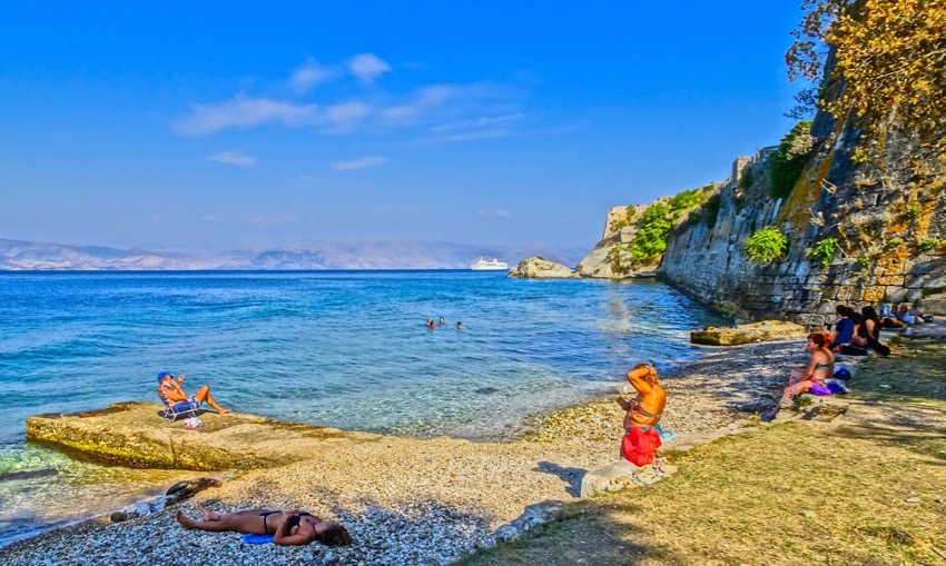 Corfu Town Beach