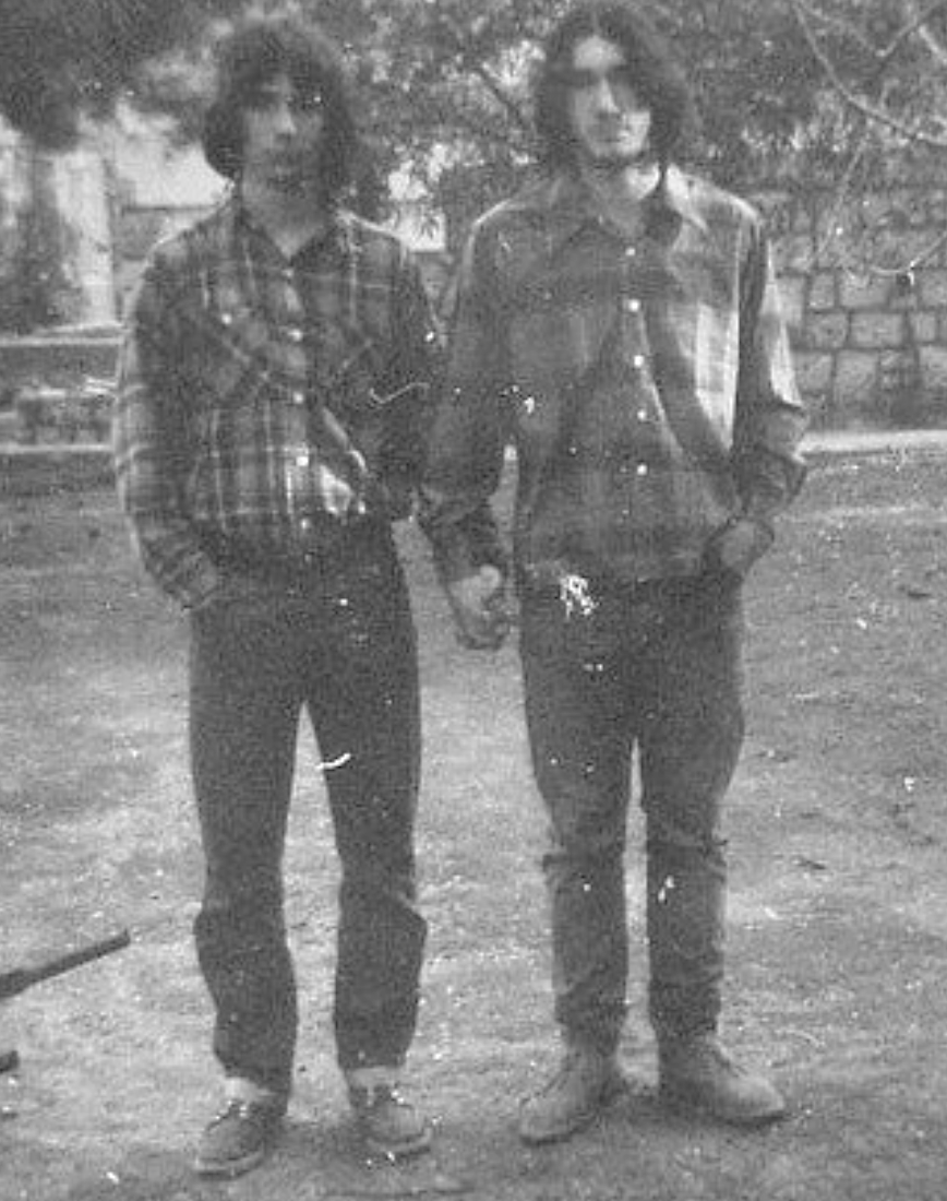 Matt Barrett and Jimmi Quidd 1972