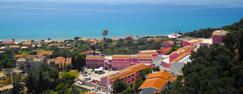 Pink Palace at Agios Gordios