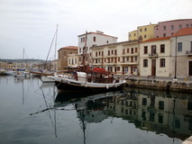Waterfront in Venetian Harbor, Hania, Crete