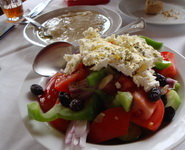 horiatiki salata, crete