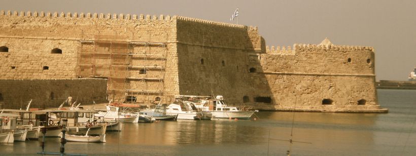 Candia (Iraklion), a Venetian fortress in Greece