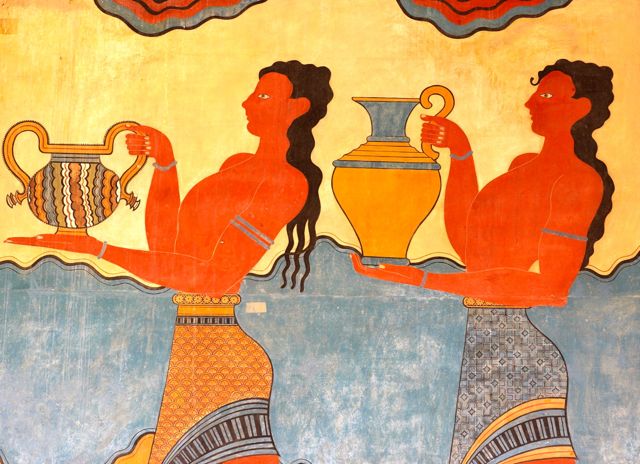 Knossos, Crete, frescoe