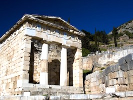 Athenian Treasury, Delphi