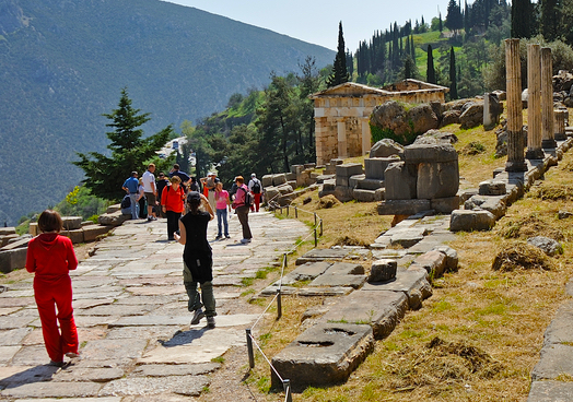 Delphi Tourists
