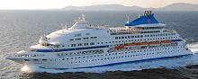 The "Celestyal Crystal" cruise ship of Celestyal Cruises