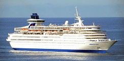 The "Olympia" cruise ship of Celestyal Cruises