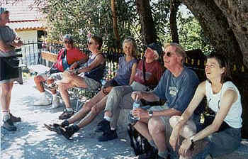 Resting in Cephallonia, Greece on Day 11 of Arcadia Tour