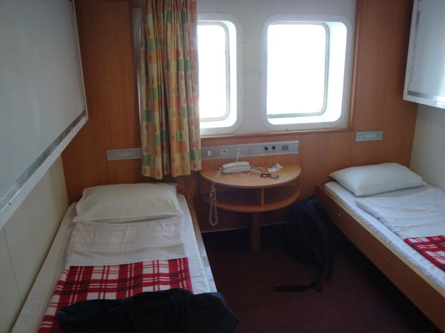 Greek ferry cabin