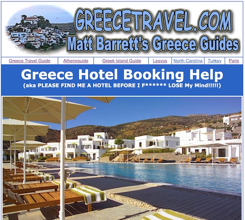 Greece Hotel Booking Help
