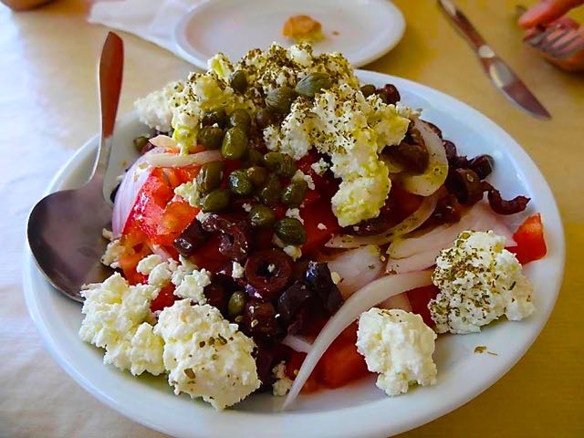 Greek salad Otzias Kea