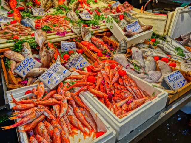 greek food, kefalo, athens central market